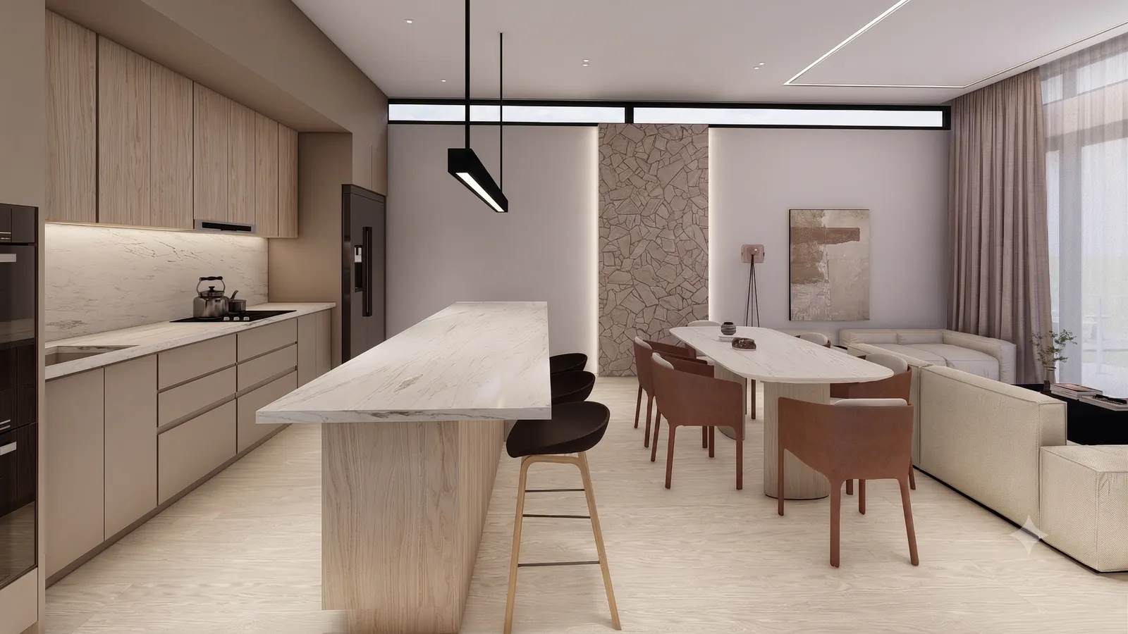 Casa Montoya · render interior